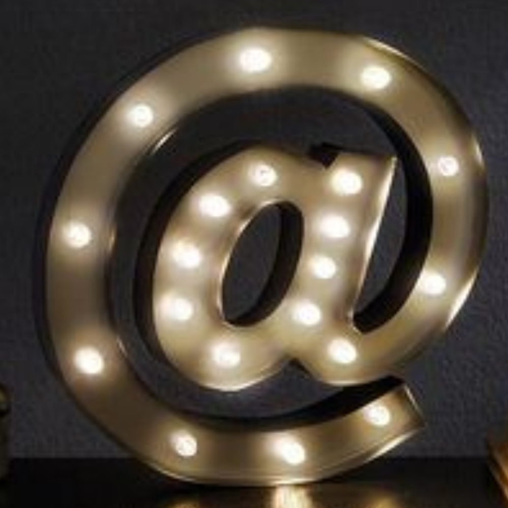 Marquee LED Wall Sign @ Battery Operated